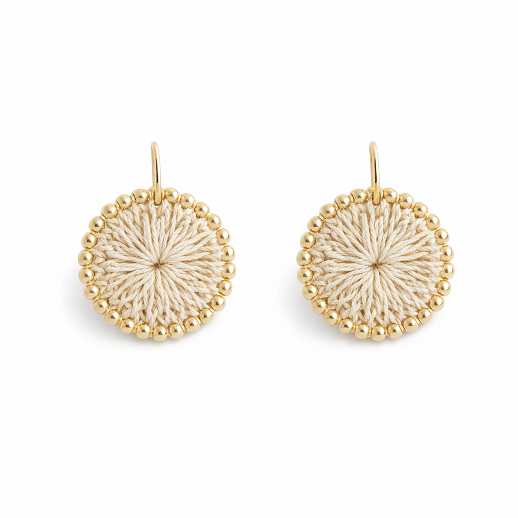 Bilum and Bilas Earrings | Nambis Woven Circles