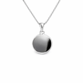 Engraving Pendant | Round Sterling Silver Tag