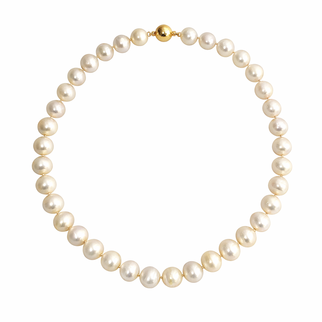 South Sea Pearl Necklace With 9ct Gold Magnetic Clasp