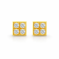 Diamond Earrings | Square Shape