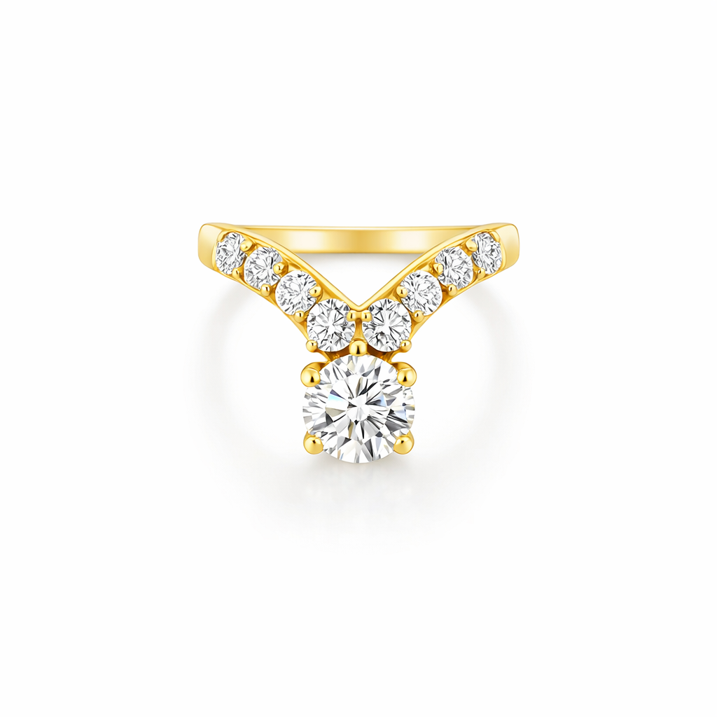 Diamond Engagement Ring | 18ct Yellow Gold