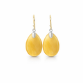 Mother Of Pearl Ovals | Silver Hooks