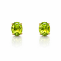 Peridot Stud Earrings| 14ct