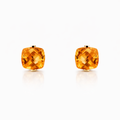Citrine Stud Earrings| 14ct