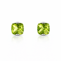 Peridot Stud Earrings| 14ct