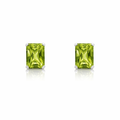 Peridot Stud Earrings | 14ct