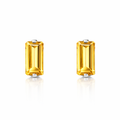 Heliodor Stud Earrings | 14ct