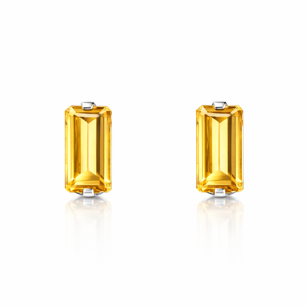 Heliodor Stud Earrings | 14ct