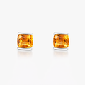 Citrine Stud Earrings | 14ct