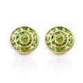 Peridot Stud Earrings | 14ct
