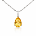 Helidor Teardrop Pendant | 14K Gold