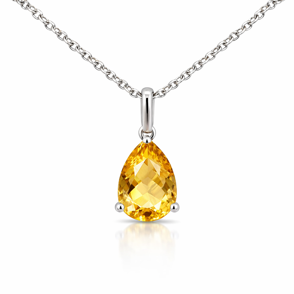 Helidor Teardrop Pendant | 14K Gold