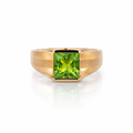 Peridot 14K Yellow Gold Ring