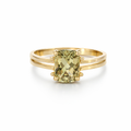 Diaspore Ring In 14ct Yellow Gold