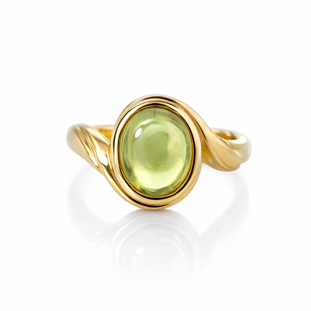 Peridot 18ct Yellow Gold Ring