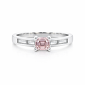 Argyle Pink Diamond 18ct White Gold Ring