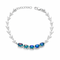 Triplet Opal Bracelet in Sterling Silver