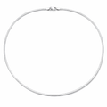Omega Necklace | 40cm 18k White Gold