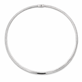 Omega Necklace | 45cm 18k White Gold