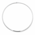 Omega Necklace | 48cm 18k White Gold