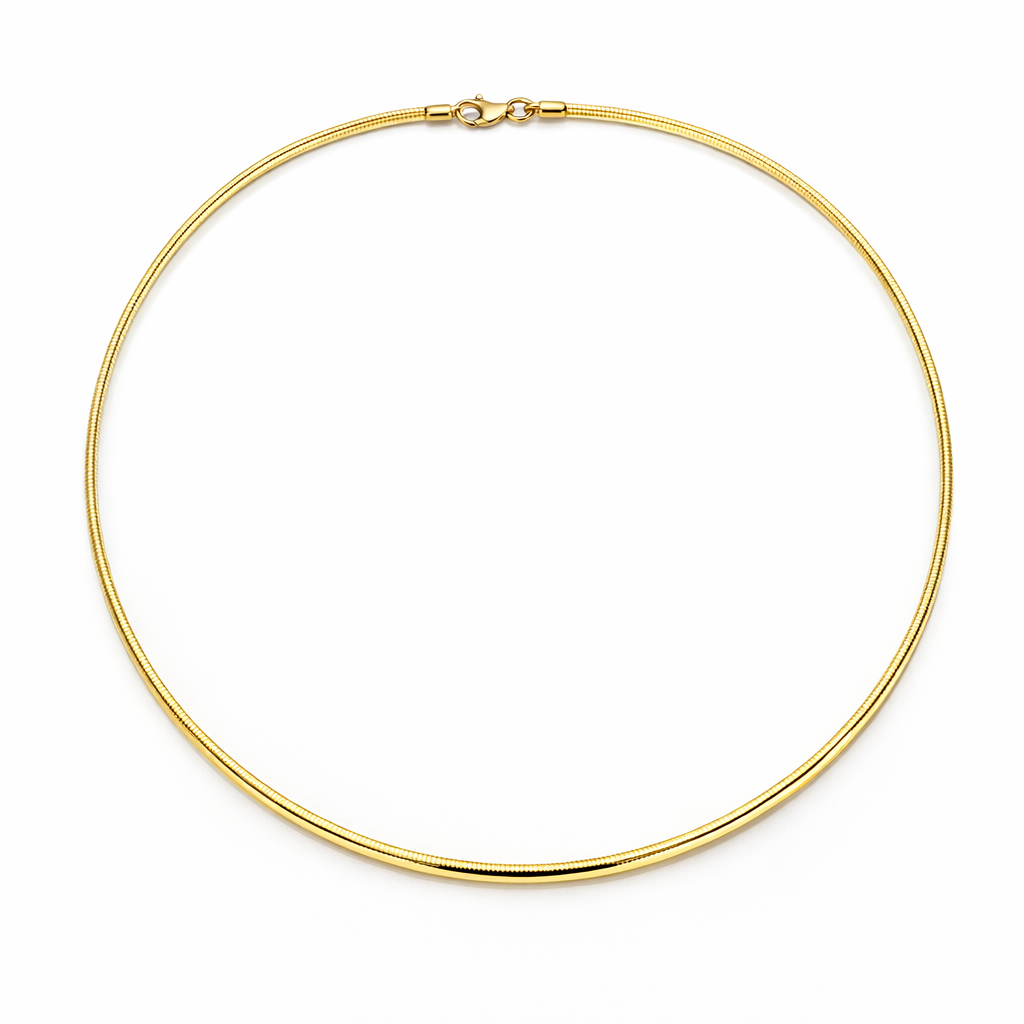 Omega Necklace | 40cm 18k Yellow Gold