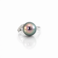 Tahitian Pearl Sterling Silver Ring