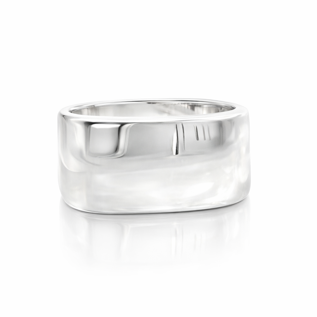 Signet Ring Large In Sterling Silver