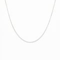 Sterling Silver 42cm Box Chain