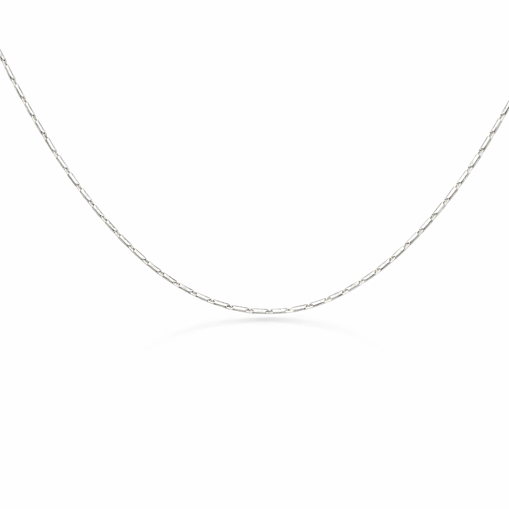 Fancy Snake Necklace In Sterling Silver 42cm