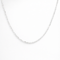 Diamond Cut Necklace Sterling Silver