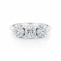 Cubic Zirconia Ring In Sterling Silver