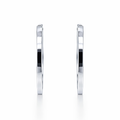 Huggie Earring In Sterling Silver 26.5mm
