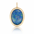 Triplet Opal Pendant In 9ct Yellow Gold
