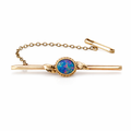 Doublet Opal Brooch In 9ct Yellow Gold