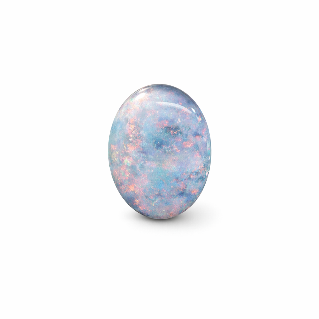 Boulder Opal | Oval With Red Flecks