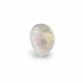 Organic Oval Shaped White Opal