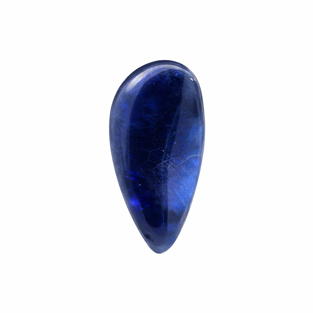 Organic Pear-Shaped Blue Opal