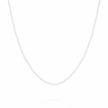 Sterling Silver Necklace With Cable Slider I 45cm