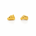 22ct Gold Nugget Stud Earrings