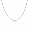 Sterling Silver 42+3cm Wheat Chain