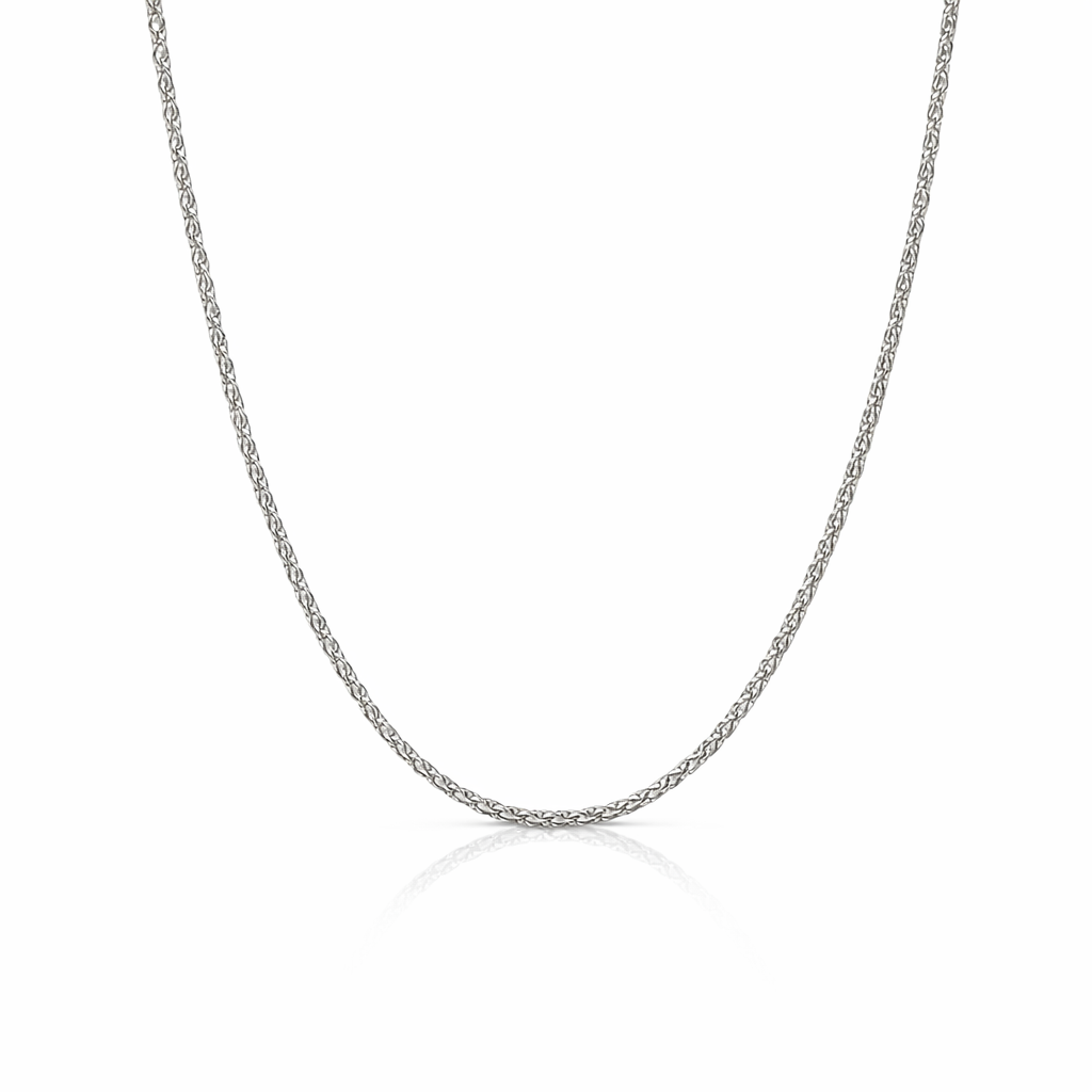 Sterling Silver 60cm Wheat Chain