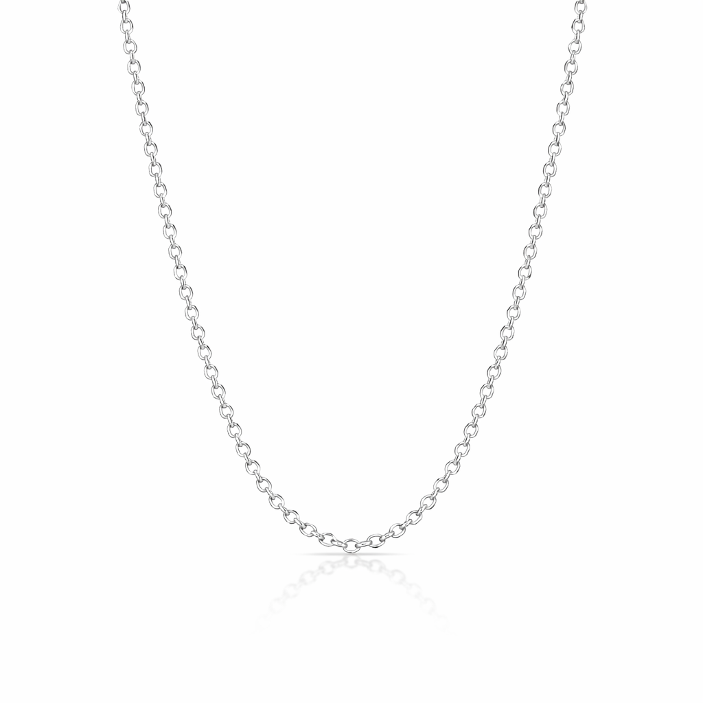 Sterling Silver 55cm Trace Chain