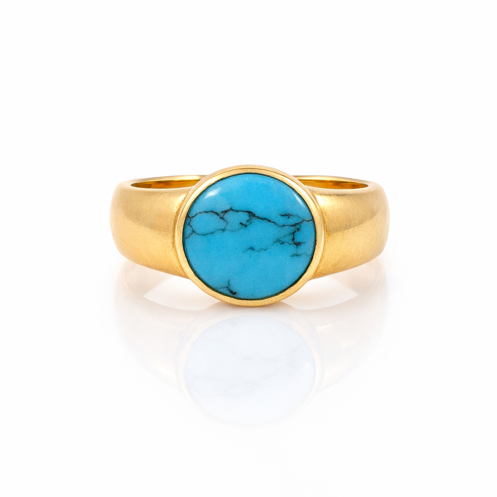 Turquoise Ring | 14ct In Yellow Gold