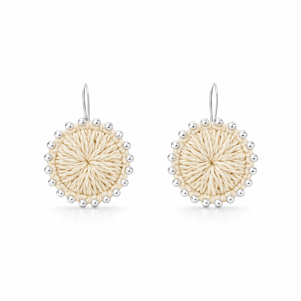 Bilum and Bilas Earrings | Nambis Woven Circles
