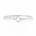 Silver Hook Top Bangle