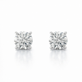 Diamond Lab Earrings 2 carat | 18ct White Gold