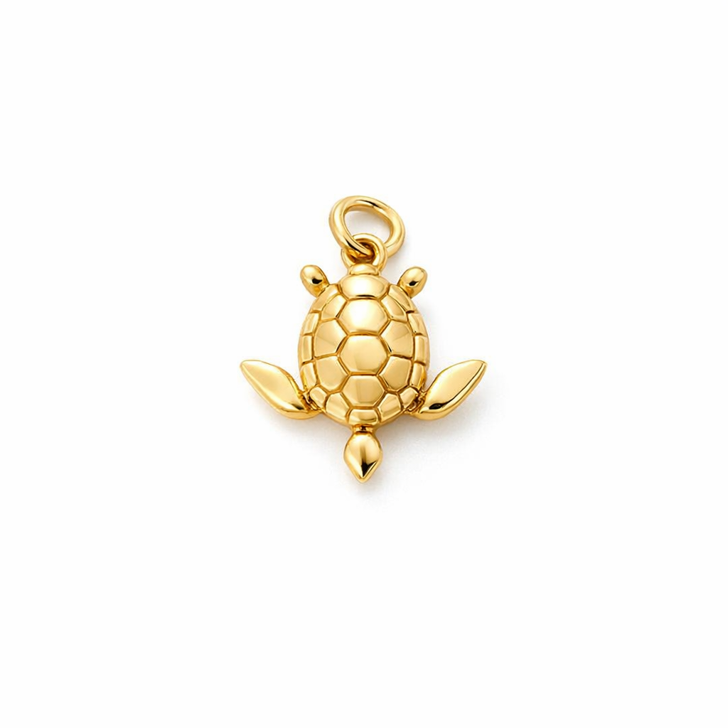 Turtle Pendant | 18ct Yellow Gold