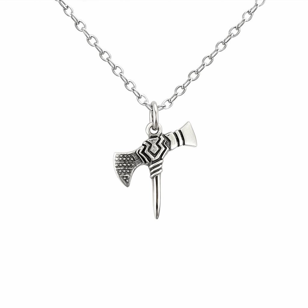 Hagen Axe Pendant In Sterling Silver