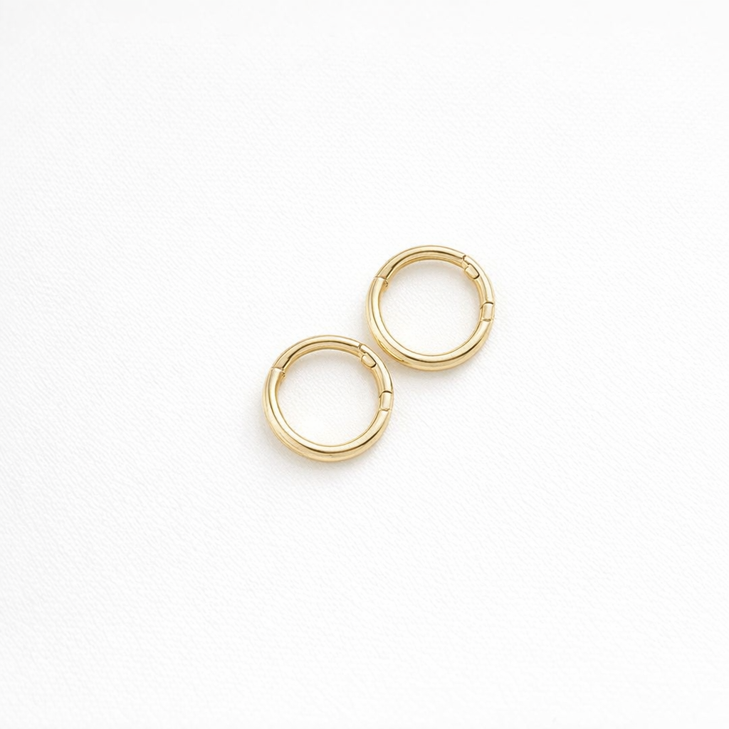 Sleeper Earrings | 9K Gold 8mm
