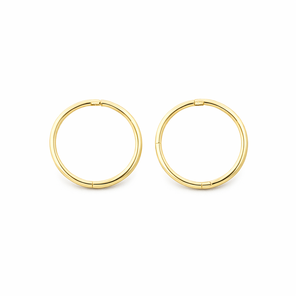 Sleeper Earrings | 18ct Yellow Gold 12mm